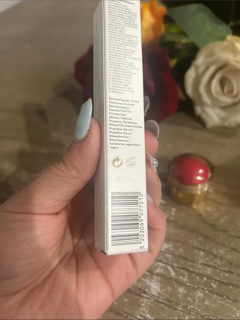 Korres Voluminous Lipgloss & Merit Balm Duo — Deep Berry Gloss with Pink Balm